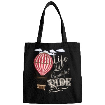 Discover Retro Balloonist Hot Air Balloon Optimism Optimist Bags