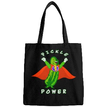 Discover Pickleball Pickle Power Superhero Bags