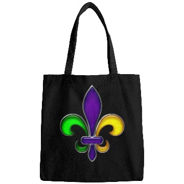Discover Fleur De Lis Mardi Gras Glossy Lily Bags