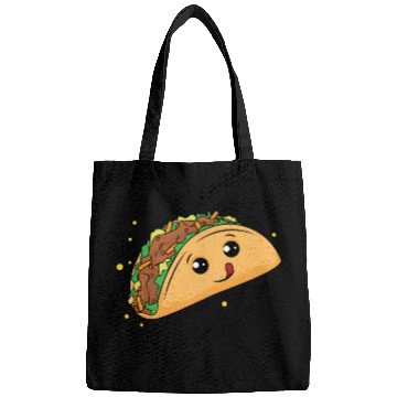 Discover Delicious Taco Cartoon Bags