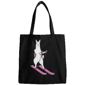 Discover Cute Alpaca Llama Skiing Ski Snowboard Sport Gift Bags