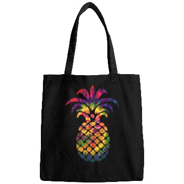 Discover Colorful Beautiful Pineapple Hippie Color Funny Bags