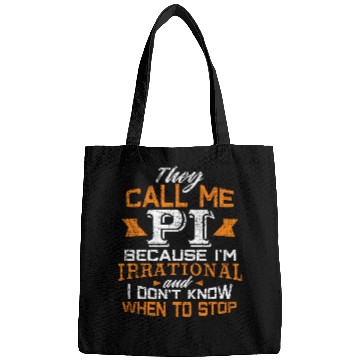 Discover Pi Day Bags Irrational Funny Math Gift Teacher