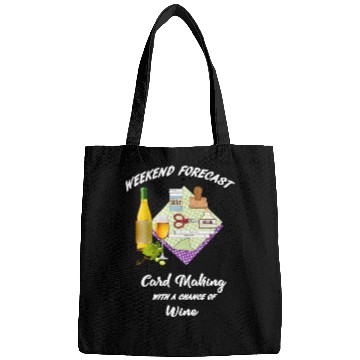 Discover card making weekend forecast with wine Bags