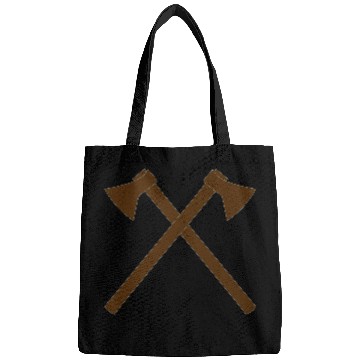 Discover Crossed Axe - Firefighter Axe - Vector Bags