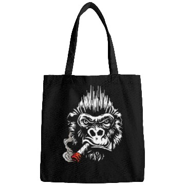 Discover Gorilla smokes cigar, Big Boss Bags gift