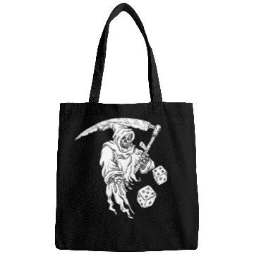 Discover The Grim Reaper Rolling the Dice Drawing Bags