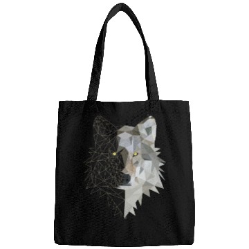 Discover Geometric Wolf Bags