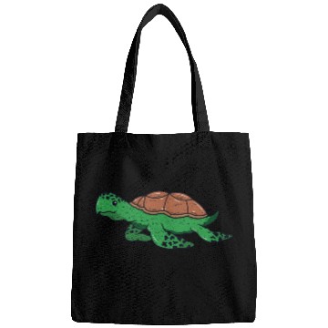 Discover Animal turtle reptile wildlife funny vector image Bags