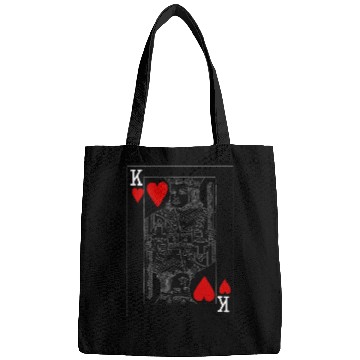 Discover KING OF HEARTS PLAYING CARD Bags