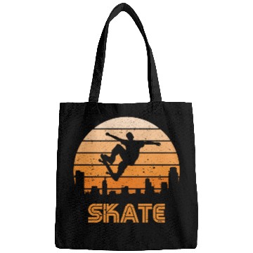 Discover Retro Sunset Skate Bags