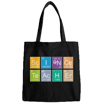 Discover science teacher funny periodic table Bags