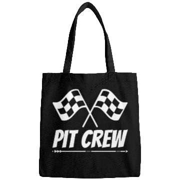 Discover Pit Crew Funny Racing Design for Hotrod Track Bags