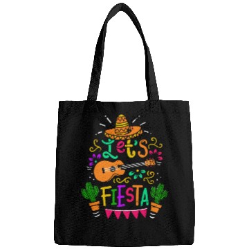 Discover Cinco De Mayo Cactus Sombrero Fiesta Guitar Funny Bags