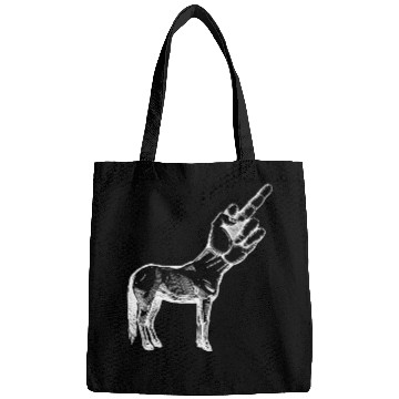 Discover Unicorn Middle Finger Original Nerd Bags