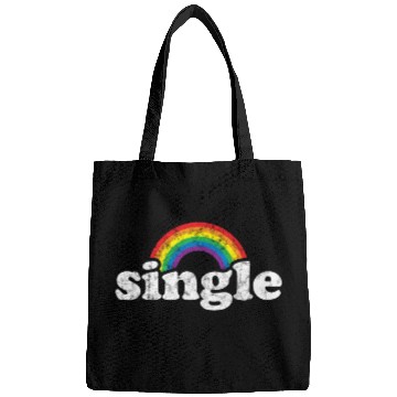Discover Single Gay Pride Retro Rainbow for Guys Lesbians Bags