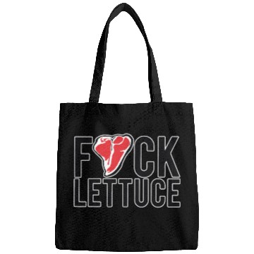 Discover Fuck Lettuce Bags Meat Lover Steak Bags Gift Te