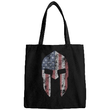 Discover Spartan Stars & Stripes Bodybuilding distressed Bags