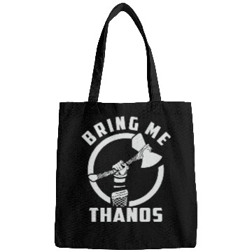 Discover bring me Thanos stormbreaker black and white Bags