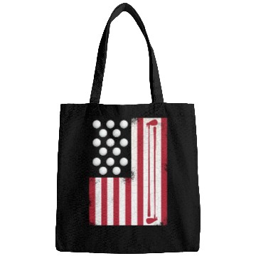 Discover Golf Flag on 4th Of July Bags