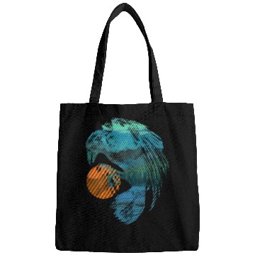 Discover Vintage mountain crow sun Bags