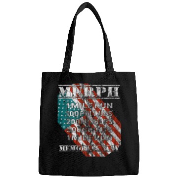 Discover 2019 Murph Challenge Memorial Day WOD Workout Gym Bags