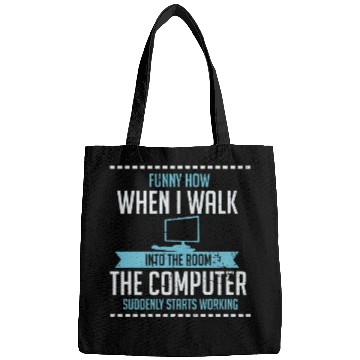 Discover Funny Computer Geek Bags: Tech Support I Software
