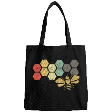 Discover Retro Bee Honeycomb Vintage Beekeeper Gift Bags