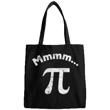 Discover Mmm pi design and funny pi day graphics Bags