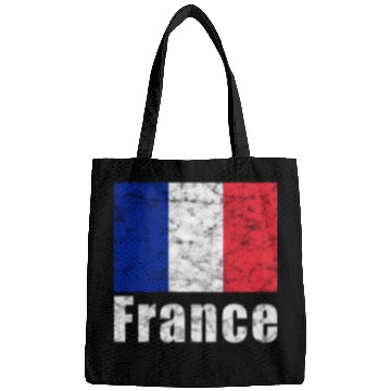 Discover France French Flag Vintage Bags