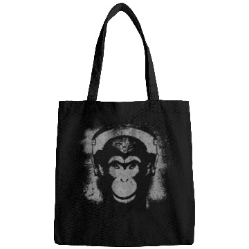 Discover Monkey with Headphones Bags