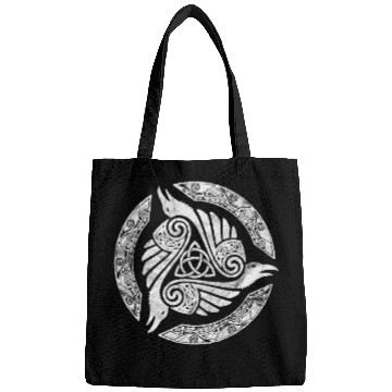 Discover Celtic Trinity Knot Crow Spiritual Mandala Bags
