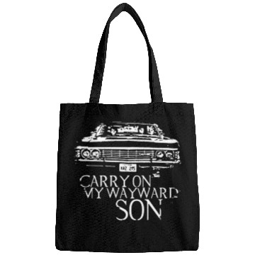 Discover Carry on my wayward son Supernatural Bags
