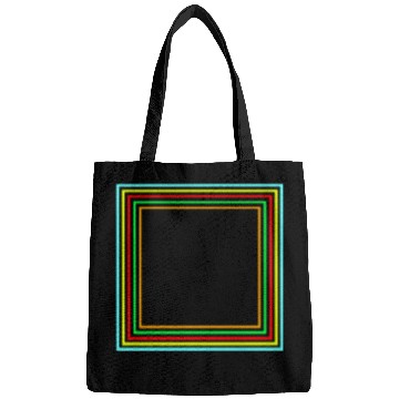 Discover Geometric Square Colorful Design Bags