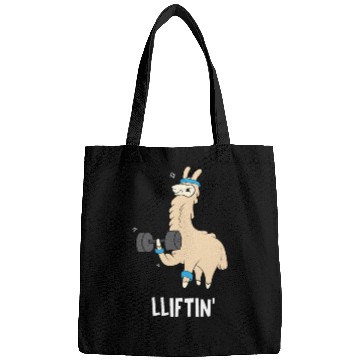 Discover Lama in the gym - lifting weights Bags