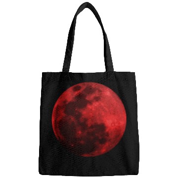 Discover Blood Moon - Space - Graphic Realistic Bags