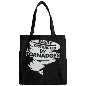 Discover Distracted by Tornadoes Tornado Weather Chaser Bags