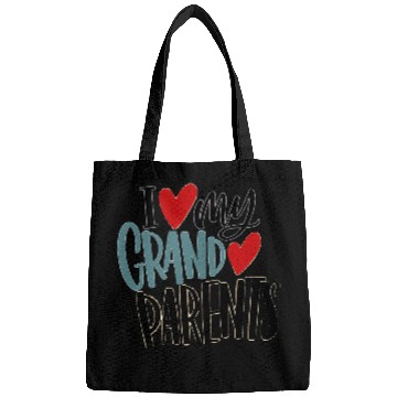 Discover I love my grand parents Bags