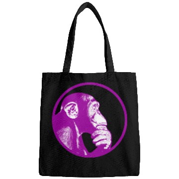Discover Think of monkey chimpanzee Bags