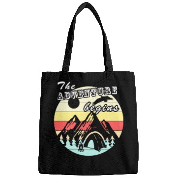 Discover Camping Retro Vintage Adventure Camping Gift Bags