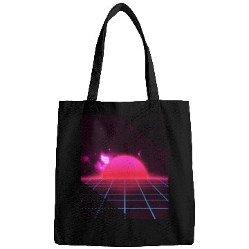 Discover Sundown sunrise Scenery in a Retro 80s 90s Grid Bags