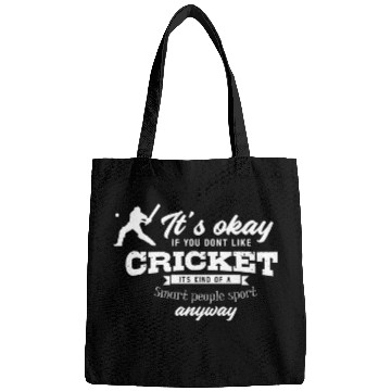 Discover Cricket Team Gift Funny Cricket Player Bags