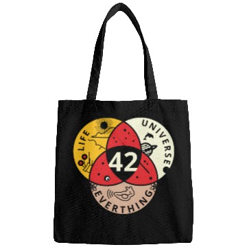 Discover 42 Angel Number Life Universe Everything Bags