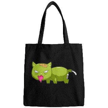 Discover Zombie cat blood Halloween Bags