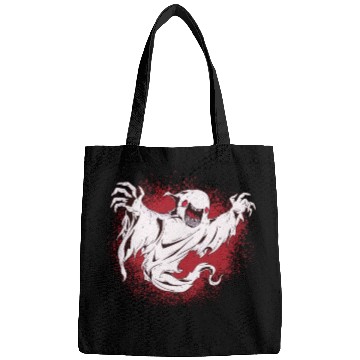 Discover Creepy ghost halloween Bags with spooky ghost