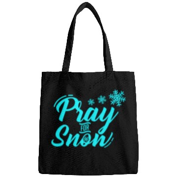 Discover Pray for Snow Snow White Christmas Praying Bags
