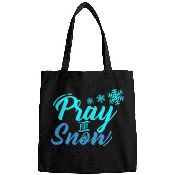 Discover Pray for Snow Snow White Christmas Praying Bags