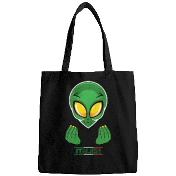 Discover Funny Alien Italian Italy Bags