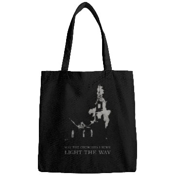 Discover Burning Church Occult Antichrist Satan Atheist Bags