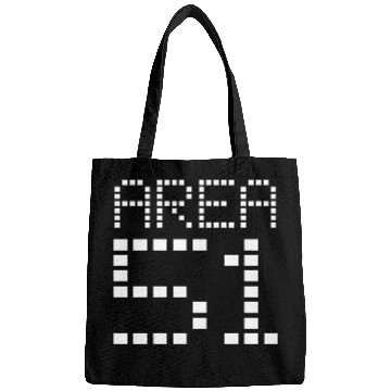 Discover area 51 dots Bags